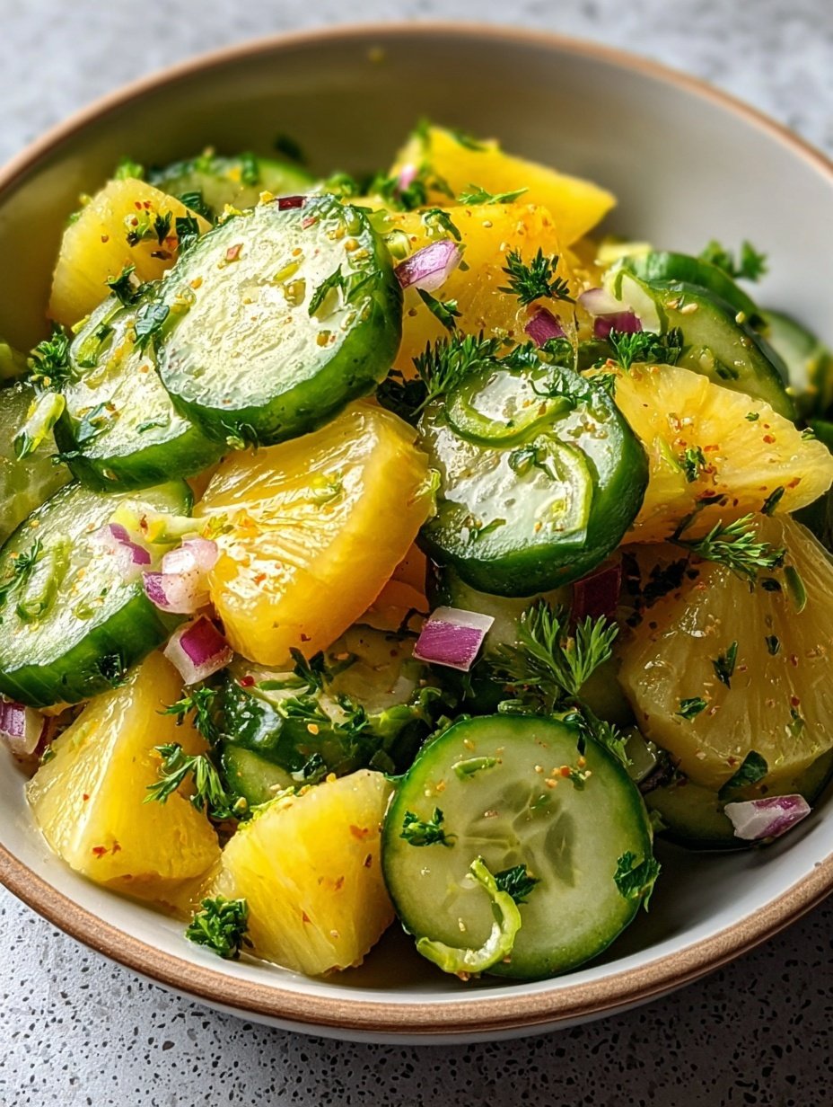 Pineapple Cucumber Salad Recipe - Recipe Image