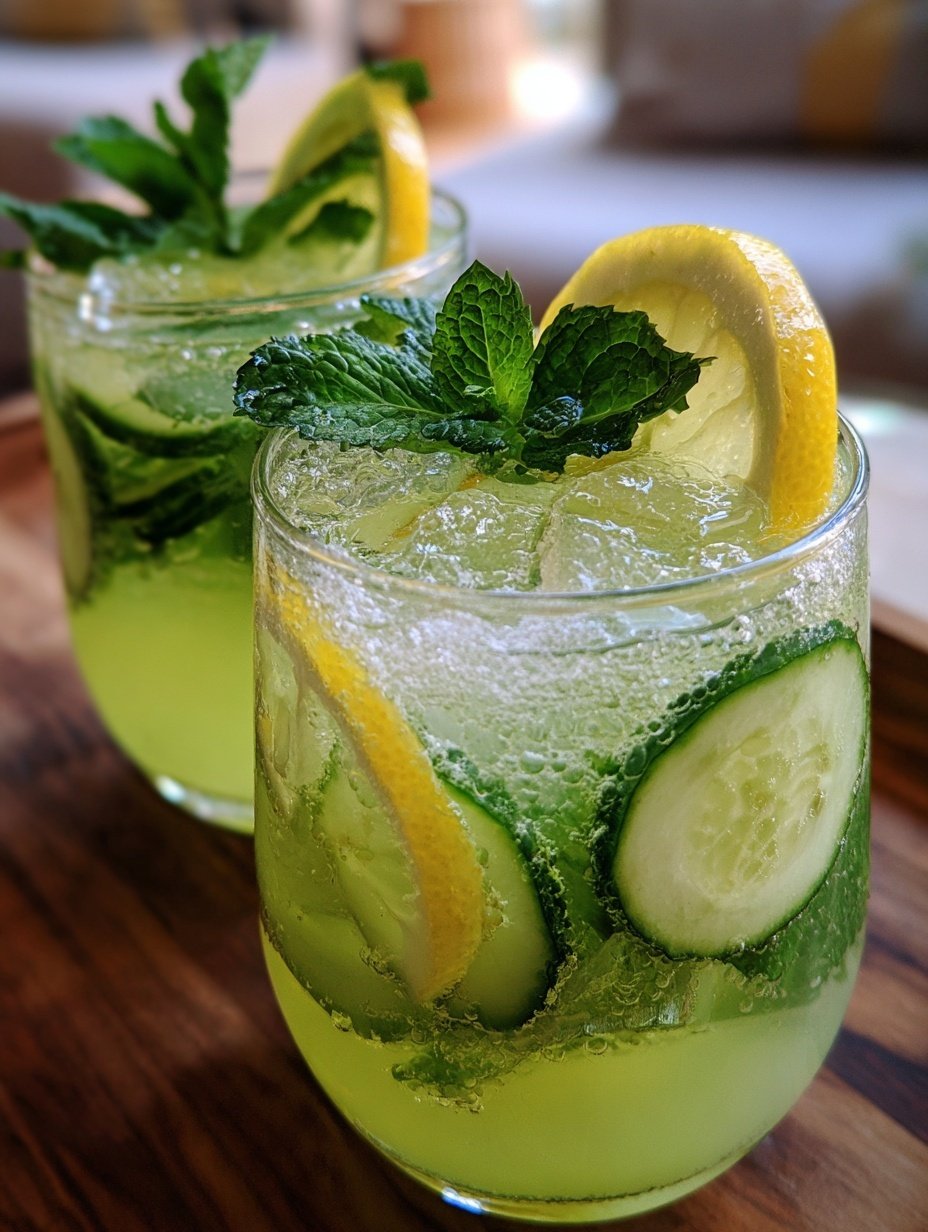 Refreshing Cucumber Lemonade Recipe - Recipe Image