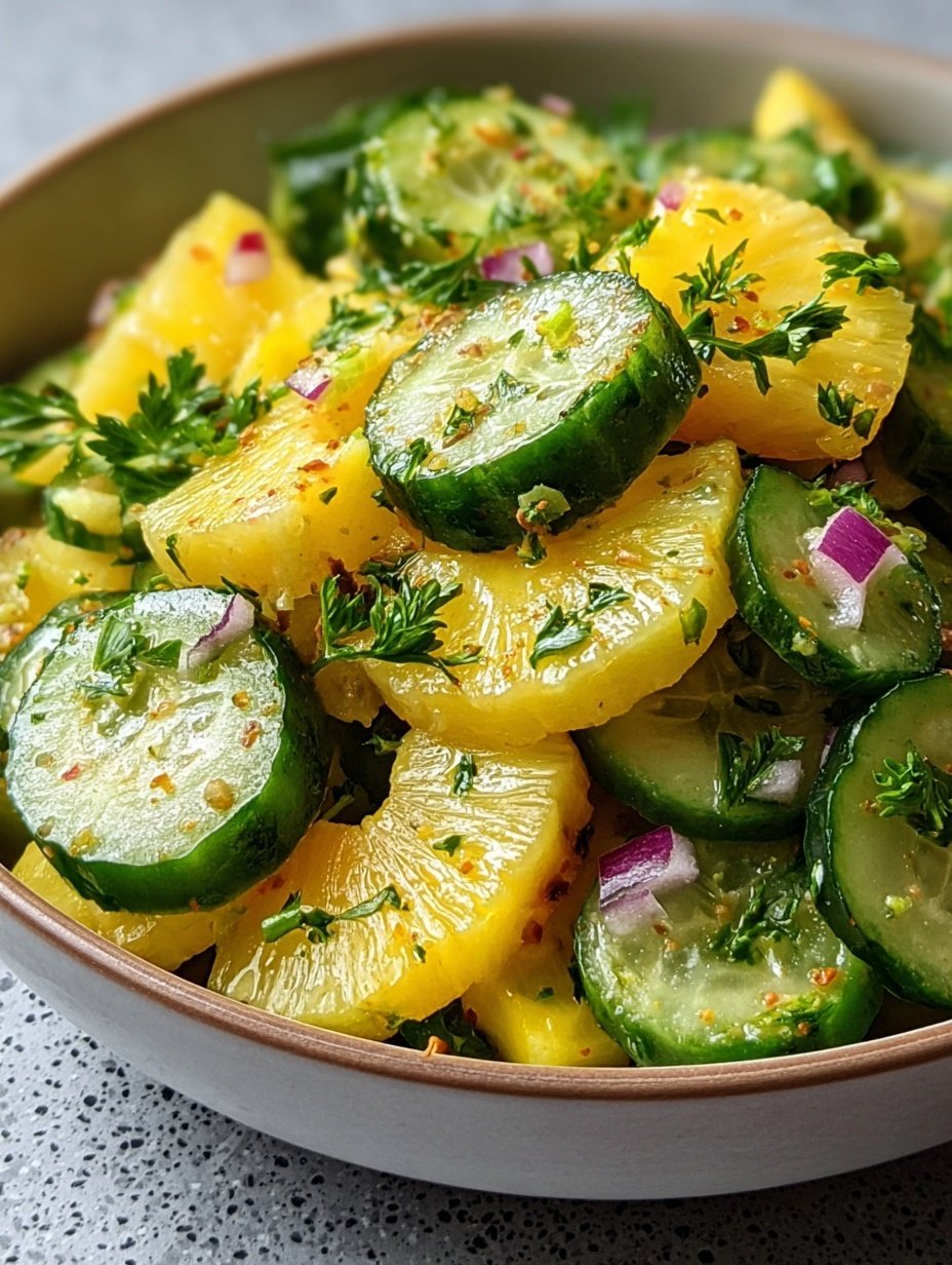 Pineapple Cucumber Salad Recipe