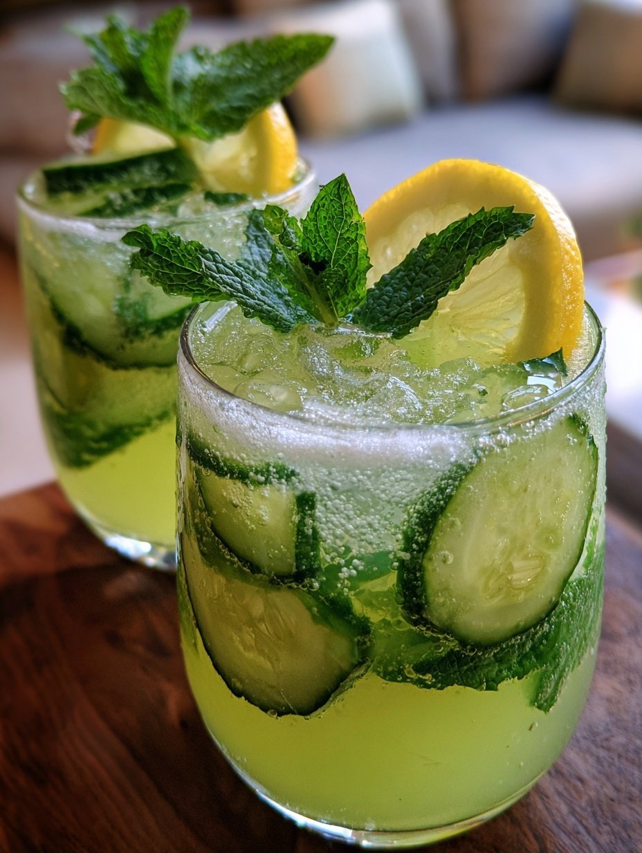 Refreshing Cucumber Lemonade Recipe - Recipe Image