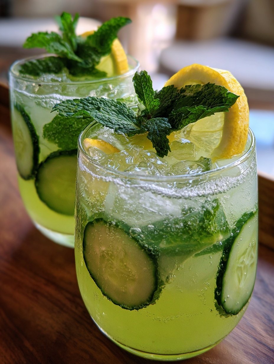 Refreshing Cucumber Lemonade Recipe