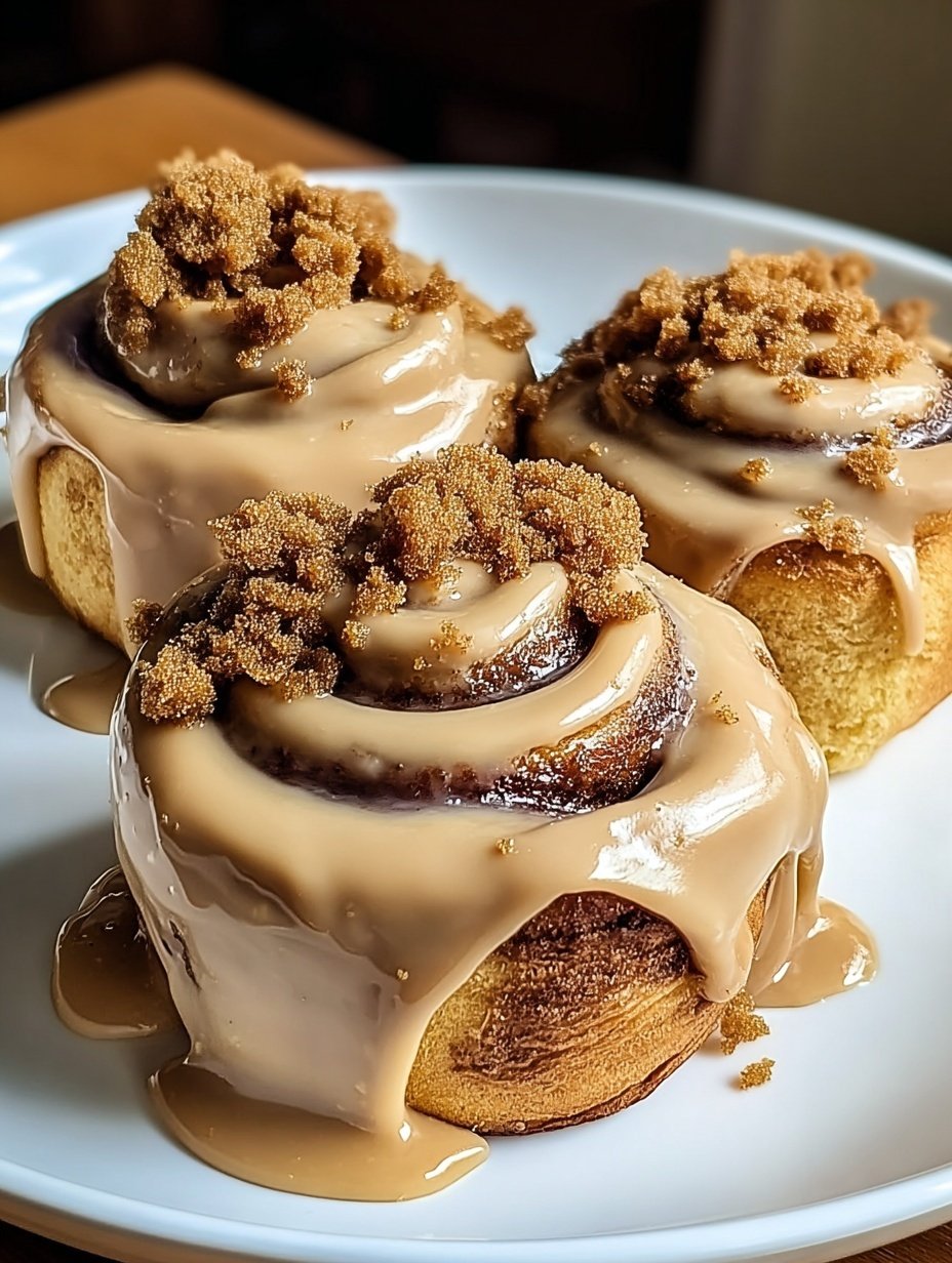 Biscoff Cookie Butter Cinnamon Rolls Recipe - Recipe Image